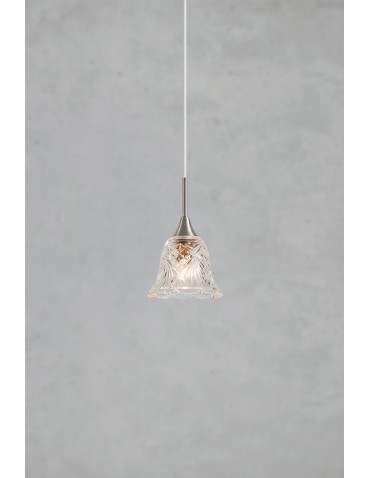 Markslojd LUNA Wisząca 1L Przezroczysty/Nikiel Satynowy 109012 - produkt 2