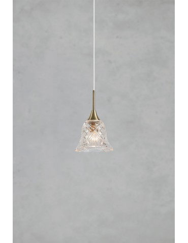 Markslojd LUNA Hanging 1L Transparent/Antique Brass 109011 - product 2