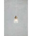 Single pendant lamps - Markslojd BELLIS Hanging 1L Transparent/Antique Brass 109010 - product 2