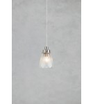 Single pendant lamps - Markslojd BELLIS Pendant 1L Transparent/Satin Nickel 109009 - product 2