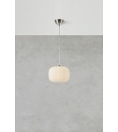 Single pendant lamps - Markslojd SOBER Pendant 1L White/Satin Nickel 109008 - product 2