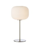 Scandinavian style table lamps - Markslojd SOBER Table 1L White/Satin Nickel 109007 - product 1