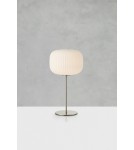 Scandinavian style table lamps - Markslojd SOBER Table 1L White/Satin Nickel 109007 - product 2