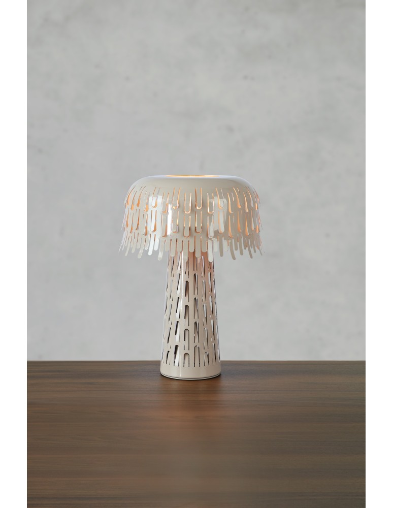 Scandinavian style table lamps - Markslojd VERBERA Table 1L Grey Brown 109005 - product kolory-swiatla.pl 2