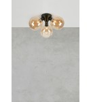 Ceiling lamps spheres - Markslojd ARTIS Ceiling 3L Amber/Black 108997 - product 2