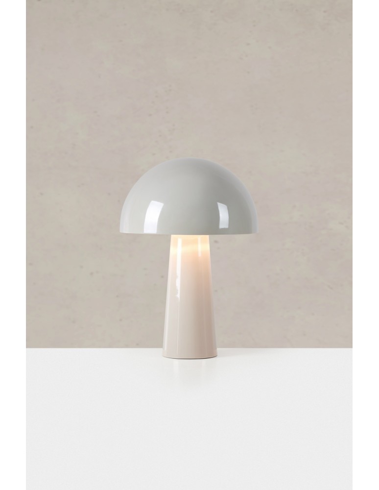 Scandinavian style table lamps - Markslojd MANTAR Table 1L Grey Brown 108993 - product kolory-swiatla.pl 2
