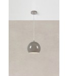 Scandinavian style pendant lamps - Markslojd POP Hanging 1L 20cm Grey 108989 - product 2