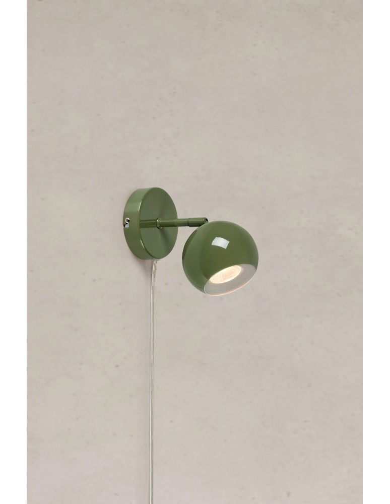 Scandinavian style wall lamps - Markslojd POP Wall Mounted 1L Green 108985 - product kolory-swiatla.pl 2