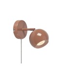 Scandinavian style wall lamps - Markslojd POP Wall Mounted 1L Brown 108984 - product 1