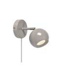 Scandinavian style wall lamps - Markslojd POP Wall Mounted 1L Gray 108983 - product 1
