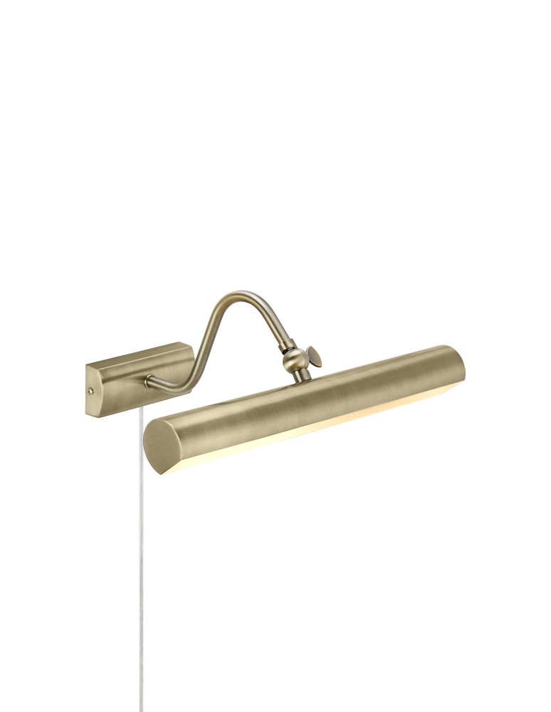 Wall lamps over a painting - Markslojd CIGLIA Wall Mounted 2L Antique Brass 108982 - product kolory-swiatla.pl 1