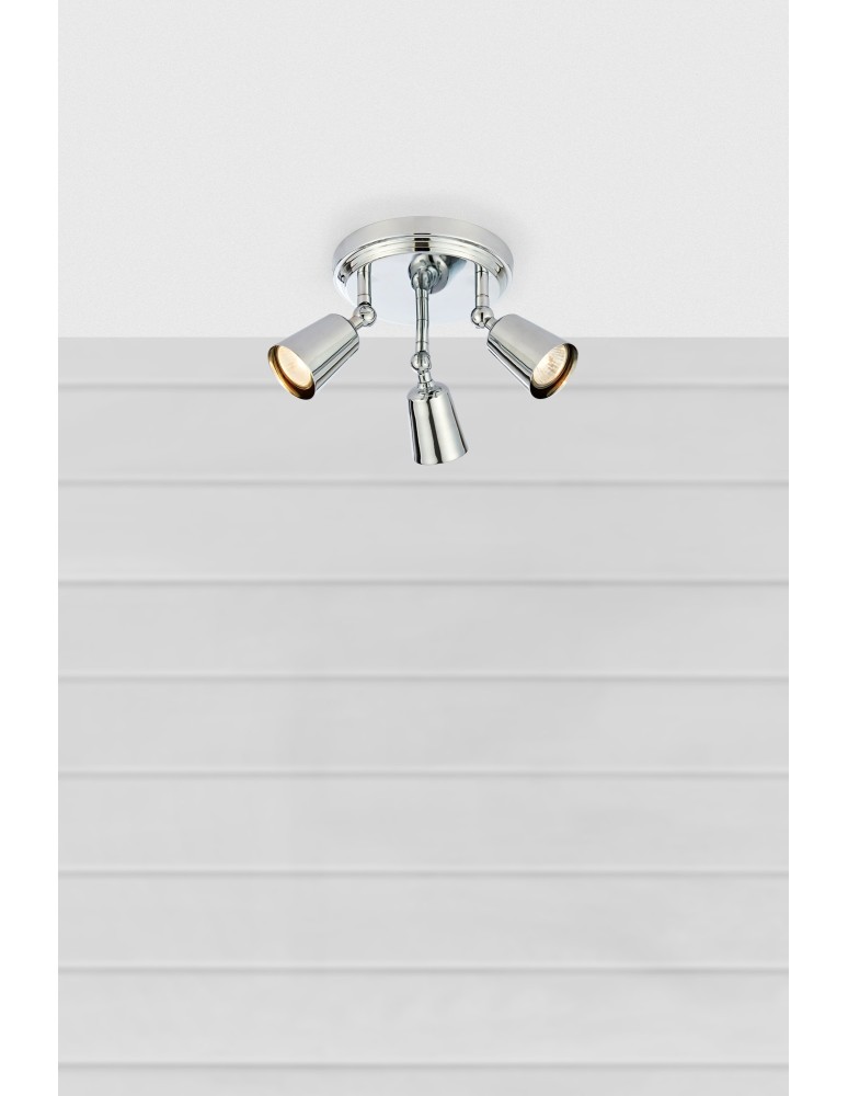 Spotlight ceiling lamps - Markslojd TINY Ceiling 3L Chrome 108981 - product kolory-swiatla.pl 2