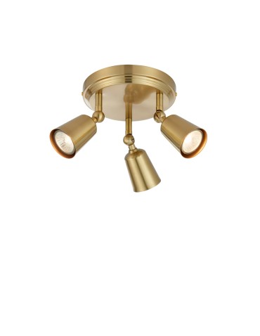 Markslojd TINY Ceiling 3L Brass 108980