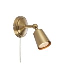 Scandinavian style wall lamps - Markslojd TINY Wall-mounted 1L Brass 108978 - product 1