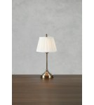 Table lamps with lampshade - Markslojd OXFORD Table 1L Ecru/Antique Brass 108973 - product 2