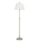 Classic floor lamps - Markslojd OXFORD Floor 1L Ecru/Antique Brass 108972 - product 1