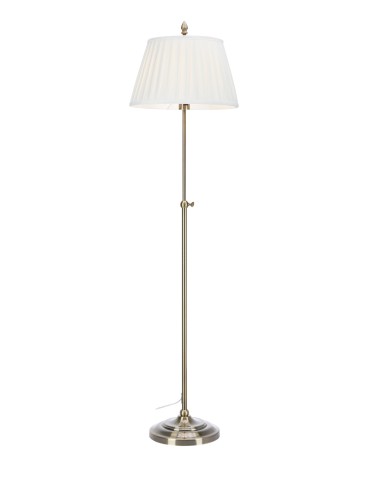 Markslojd OXFORD Floor 1L Ecru/Antique Brass 108972