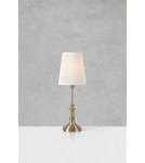 Table lamps with lampshade - Markslojd NOBLE Table 1L 66cm Ecru/Antique Brass 108970 - product 2