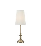 Table lamps with lampshade - Markslojd NOBLE Table 1L 56cm Ecru/Antique Brass 108969 - product 1