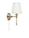 Markslojd MANOR Wall Mount 1L White/Antique Brass 108968