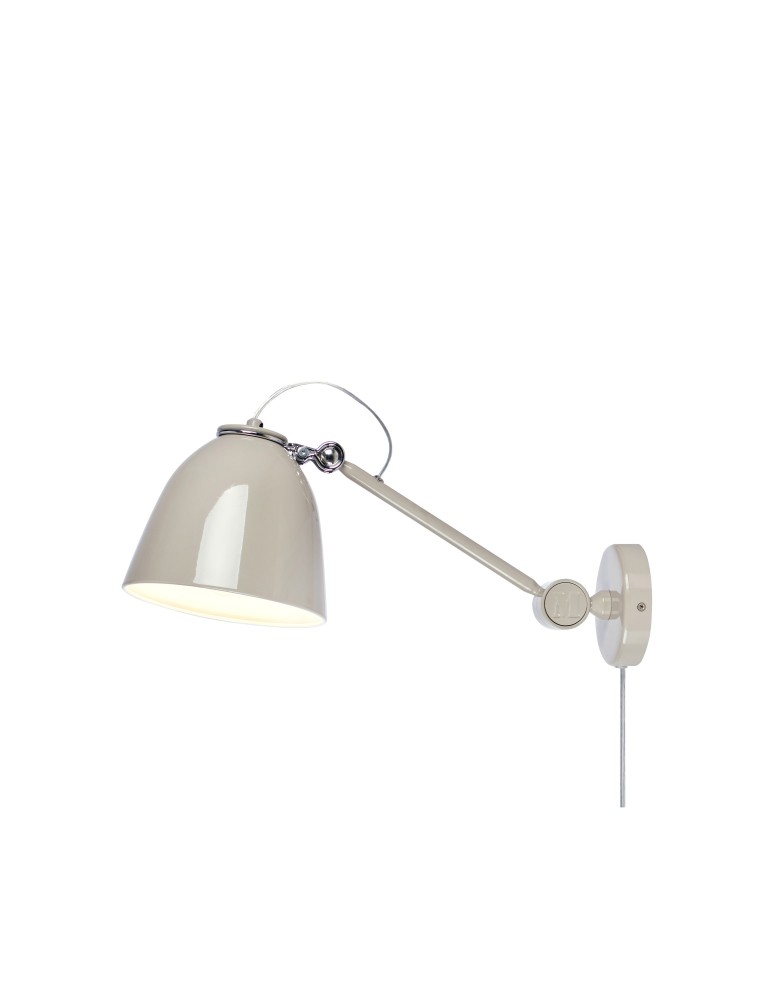 Scandinavian style wall lamps - Markslojd TILT Wall Mounted 1L Grey Brown 108964 - product kolory-swiatla.pl 1