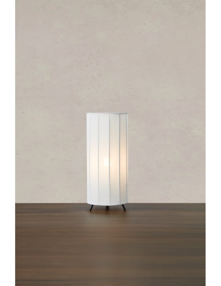 Scandinavian style table lamps - Markslojd HIKARI Table 1L White/Black 108958 - product kolory-swiatla.pl 2