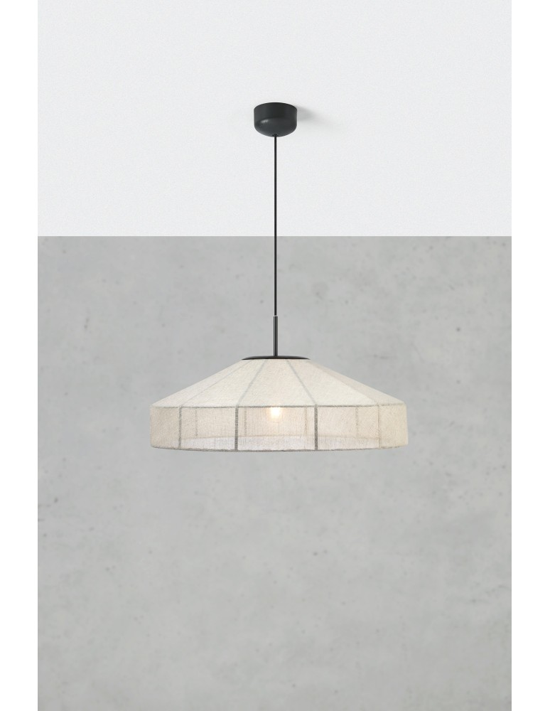 Boho pendant lamps - Markslojd ALIA Hanging 1L Beige/Black 108955 - product kolory-swiatla.pl 2