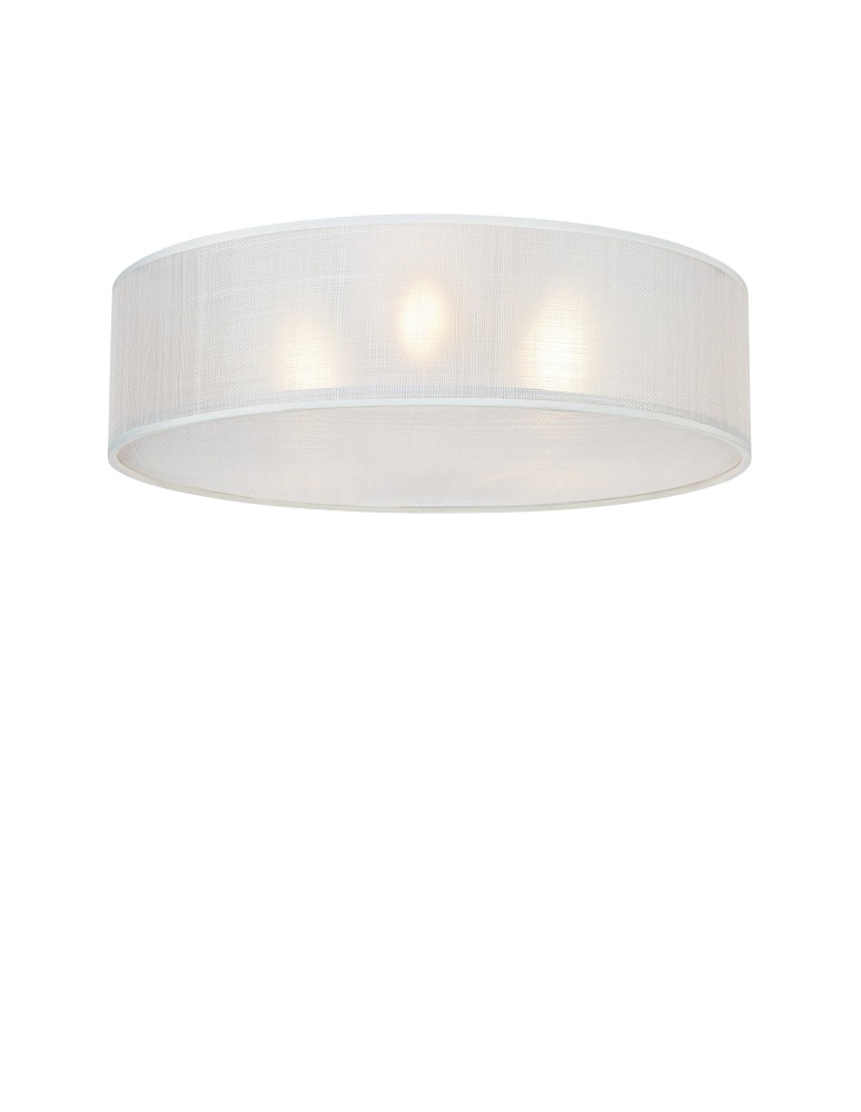 Ceiling lamps with lampshade - Markslojd HARU Ceiling 3L White 108954 - product kolory-swiatla.pl 1