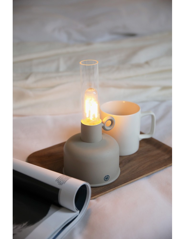 Portable table lamps - Markslojd ASTRID Table Wireless Gray Brown B/O 108921 - product kolory-swiatla.pl 2