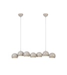 Pendant lamps over the island - Markslojd CUPOLO Hanging 7L Grey Brown 108914 - product 1