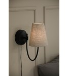 Wall lamps with lampshade - Markslojd AMAR Wall-mounted Beige/Black 108907 - product 2
