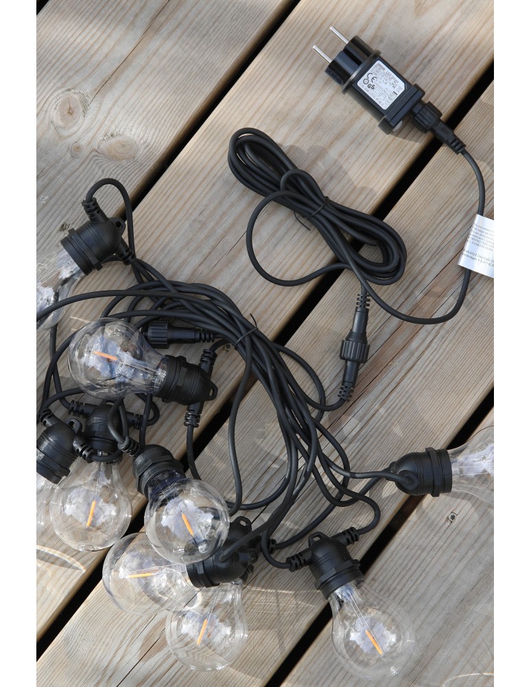 Garden garlands - Markslojd LINK Party Light Chain A60 10L Start Girland 108902 - product kolory-swiatla.pl 2