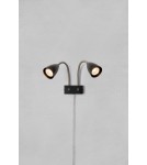 Markslojd CIRO Ścienna 2L Czarny/Stalowy 108901