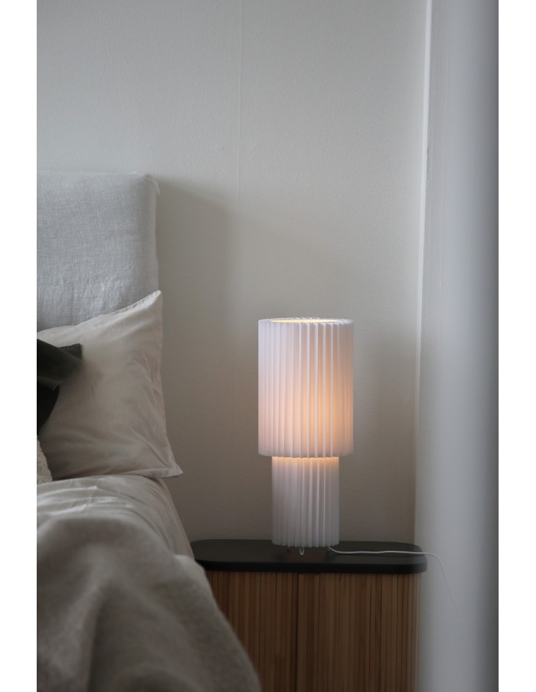 Scandinavian style table lamps - Markslojd CATIS Table 1L 45cm White 108897 - product kolory-swiatla.pl 2
