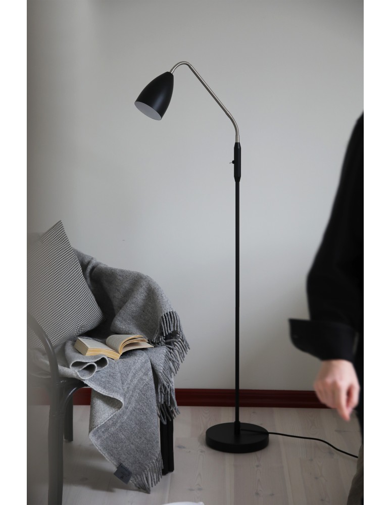 Broken floor lamps - Markslojd PATRO Floor 3-Stage Dimmable LED Black 108886 - product kolory-swiatla.pl 2