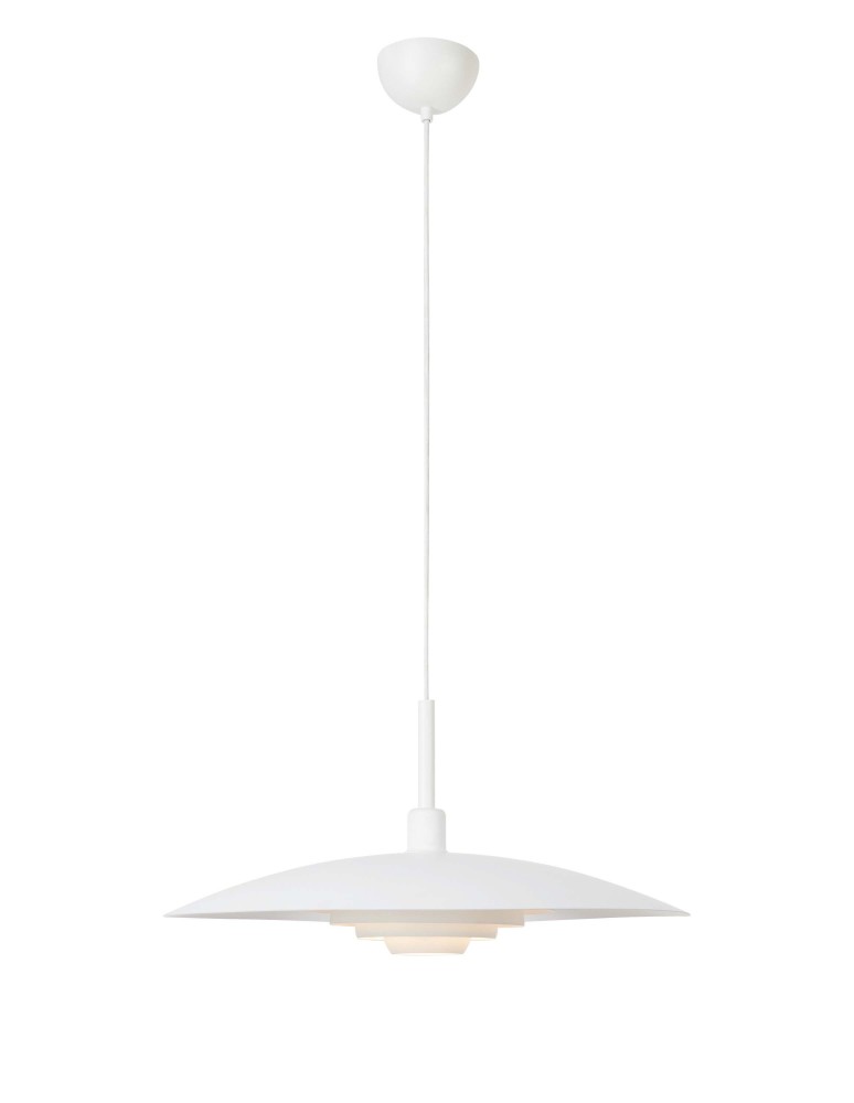 Scandinavian style pendant lamps - Markslojd PINY Hanging 1L 57cm White 108876 - product kolory-swiatla.pl 1
