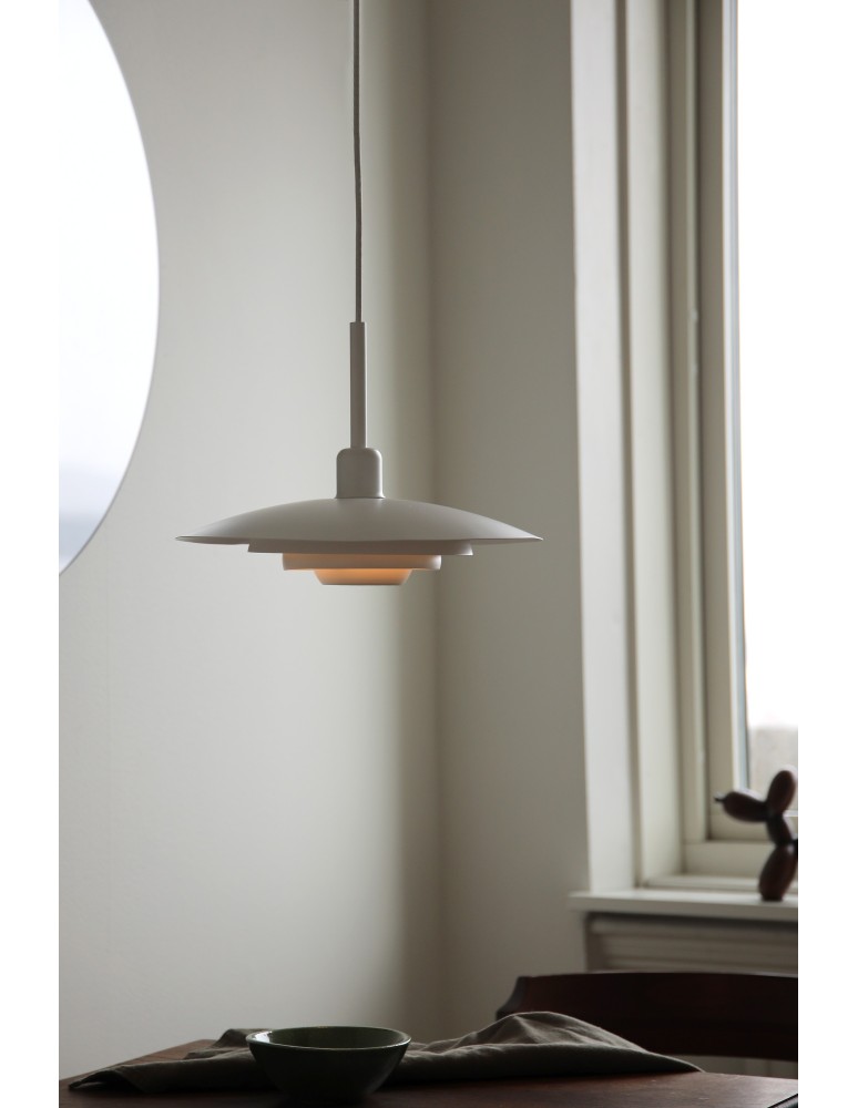 Scandinavian style pendant lamps - Markslojd PINY Pendant 1L 35cm White 108874 - product kolory-swiatla.pl 2