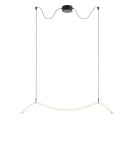 Pendant lamps over the island - Markslojd MELT LED Pendant White/Black 108873 - product 1