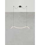 Pendant lamps over the island - Markslojd MELT LED Pendant White/Black 108873 - product 2