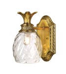 Bathroom wall lamps - Elstead Lighting Plantation wall lamp - 1 light source - Oxidized brass IP44 HK-PLANTATION1-BATH-BB - product 1