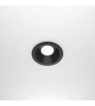 Flush-mounted lamps - pendants - Maytoni Zoom 1xGU10 50W flush mount DL032-2-01B black - product 1