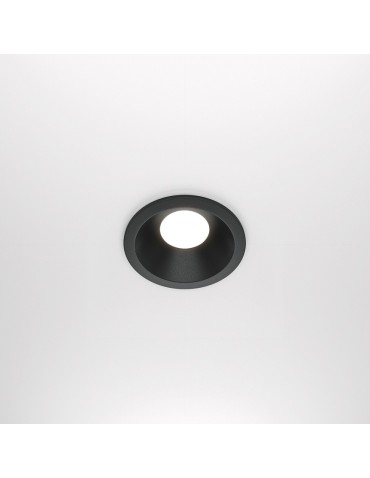 Maytoni Zoom 1xGU10 50W flush mount DL032-2-01B black