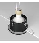 Flush-mounted lamps - pendants - Maytoni Zoom 1xGU10 50W flush mount DL032-2-01B black - product 3