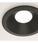 Flush-mounted lamps - pendants - Maytoni Zoom 1xGU10 50W flush mount DL032-2-01B black - product 2