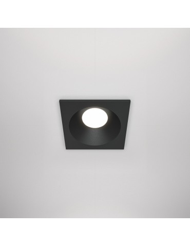 Maytoni Zoom 1xGU10 50W flush mount DL033-2-01B black