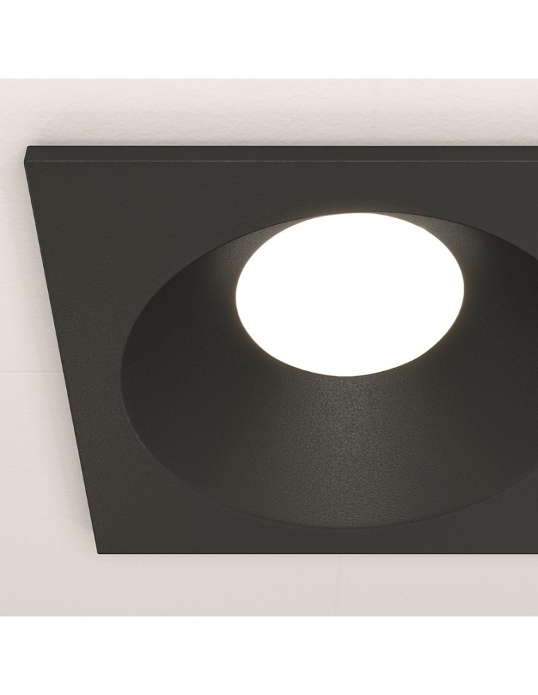 Flush-mounted lamps - pendants - Maytoni Zoom 1xGU10 50W flush mount DL033-2-01B black - product kolory-swiatla.pl 5