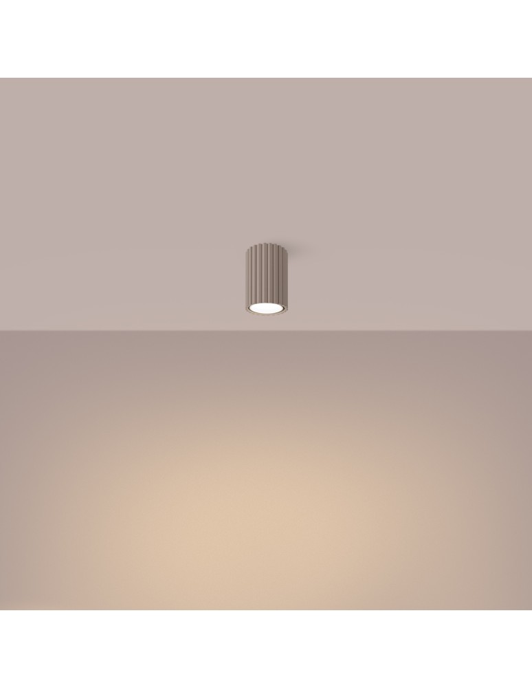 Ceiling lamps - Sollux Plafond KARBON 10 taupe SL.1758 - product kolory-swiatla.pl 3