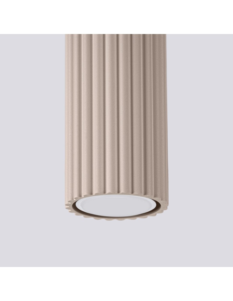 Ceiling lamps - Sollux Plafond KARBON 10 taupe SL.1758 - product kolory-swiatla.pl 5