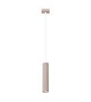 Pendant lamps - Sollux KARBON 1 taupe pendant lamp SL.1759 - product 1