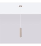 Sollux Lampa wisząca KARBON 1 taupe SL.1759